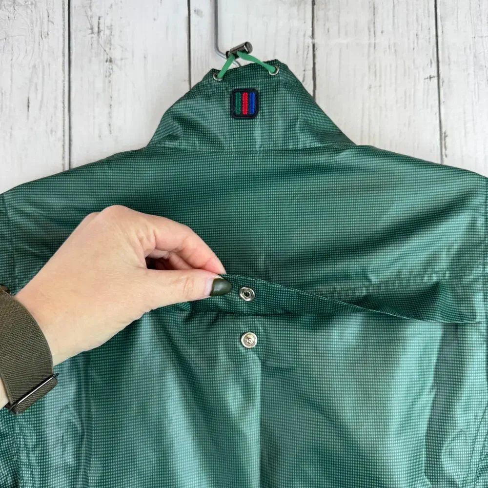 Roberta di Camerino Sport Green Full Zip Windbreaker Jacket Size 90/ US XS/Small